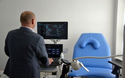 Orodek zdrowia w Grabicy z nowym ultrasonografem