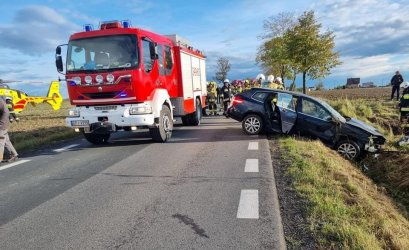 Renault wypado z drogi. Interweniowa LPR