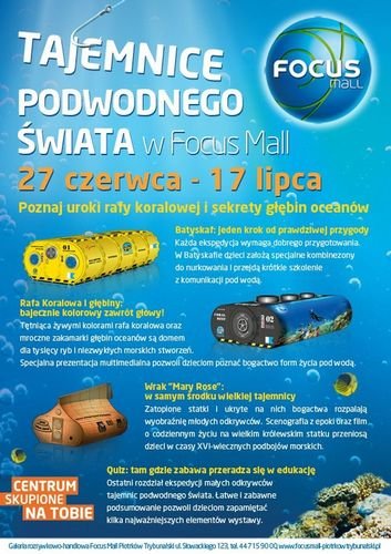 „Tajemnice Podwodnego wiata” w Focus Mall