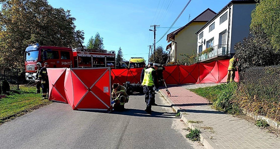 Tragiczny wypadek w Barkowicach. Nie yje motocyklista