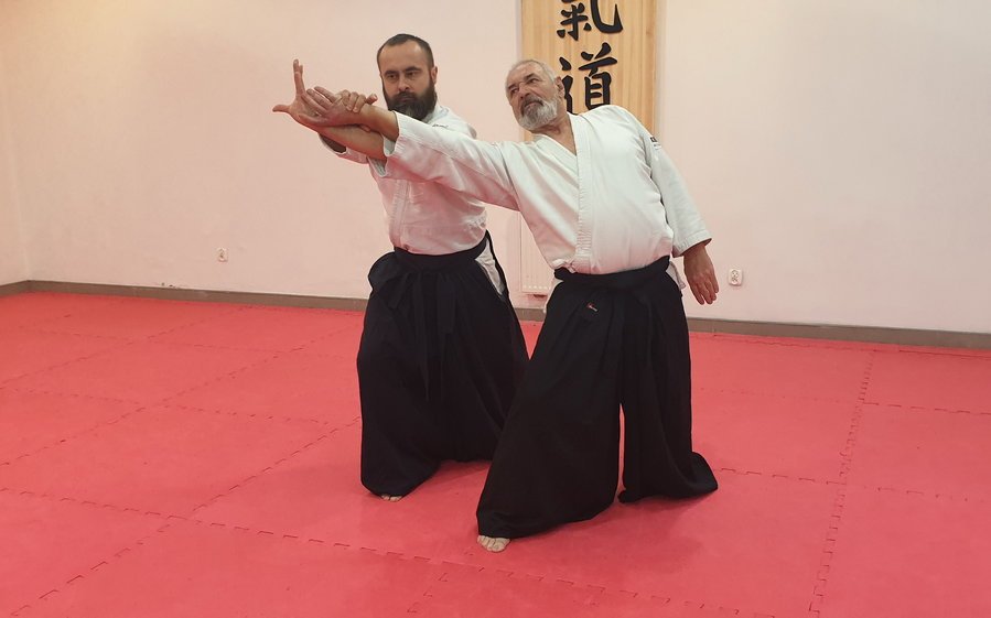 Trenowa aikido kady moe...