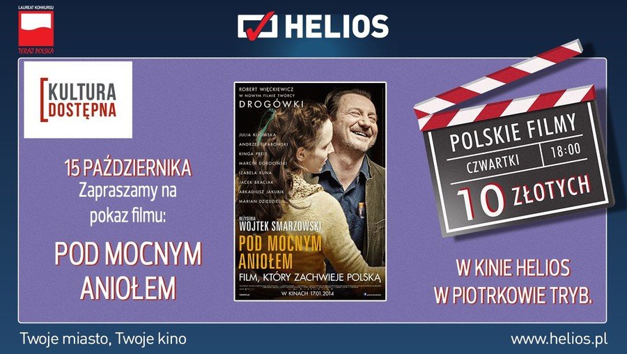 Helios zaprasza na film „Pod Mocnym Anioem” - KONKURS!