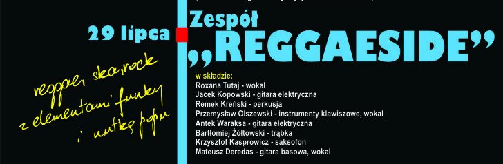 REGGAESIDE na letnim koncercie w piotrkowskim MOK