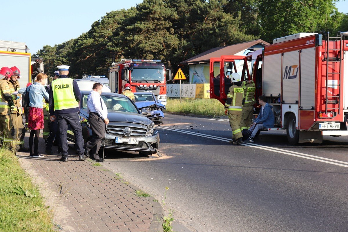 Wypadek na krajowej 