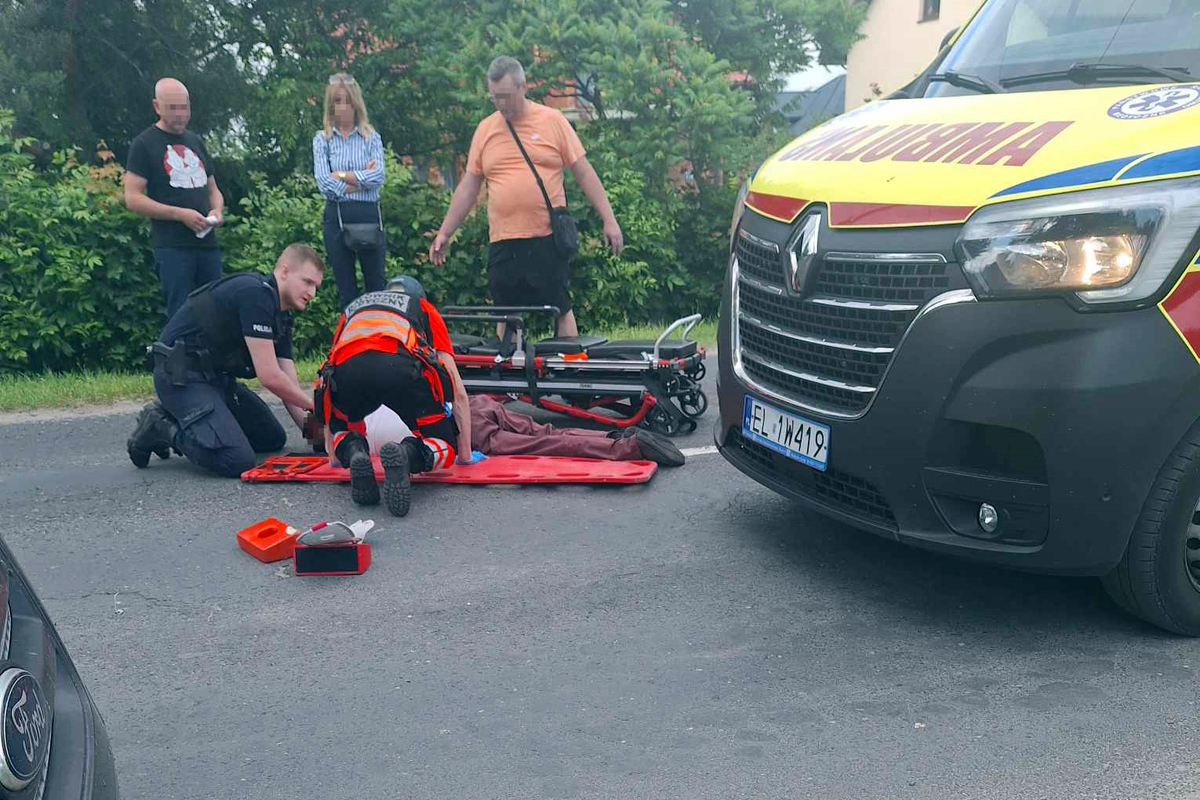 Potrcenie pieszego na Sowackiego. Przechodzi w miejscu niedozwolonym. Mczyzna jest w stanie krytycznym, ldowa helikopter LPR. Sowackiego bya zablokowana przez kilka godzin