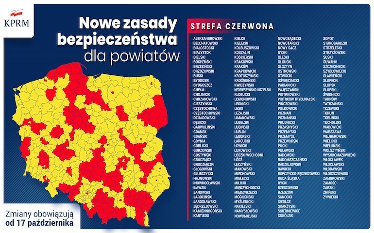 Piotrkw i powiat w strefie czerwonej. Szkoy przechodz na zdalne nauczanie