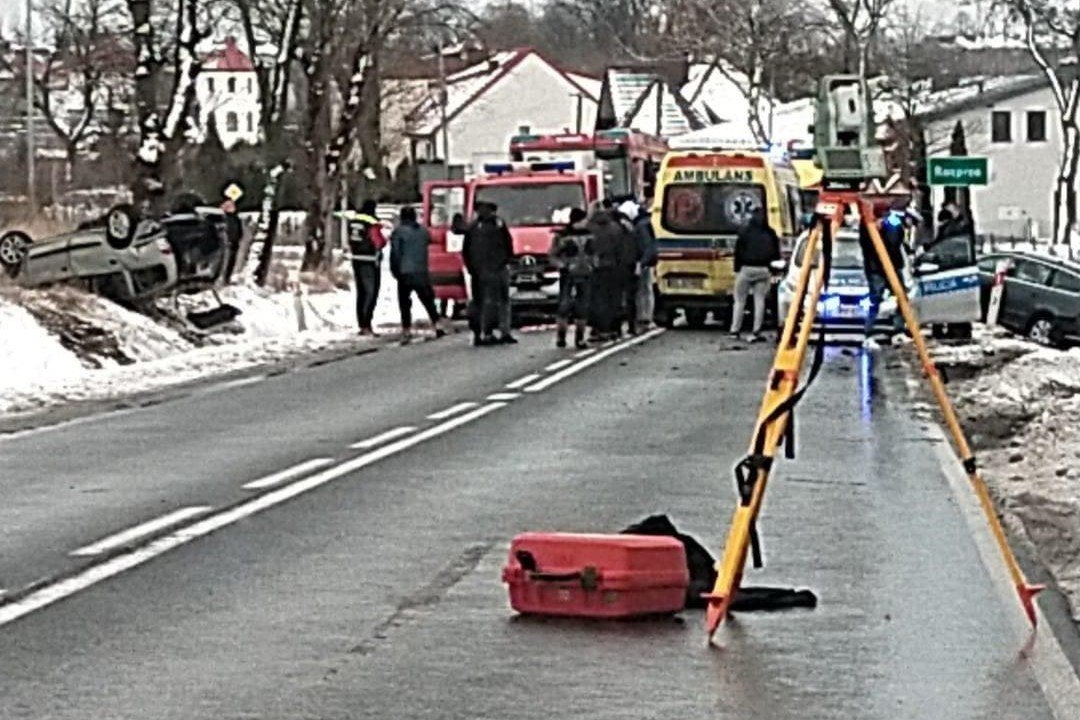 Wypadek na DK91. Moda kobieta w stanie krytycznym