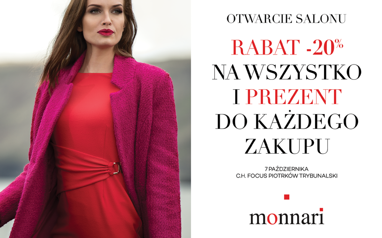 Wielkie otwarcie salonu Monnari w Piotrkowie