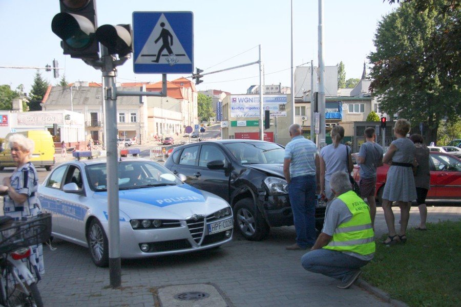 Kolizja w dzie targowy