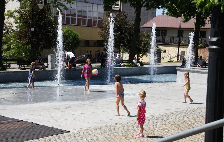 Kpiel w fontannie... bezcenna 