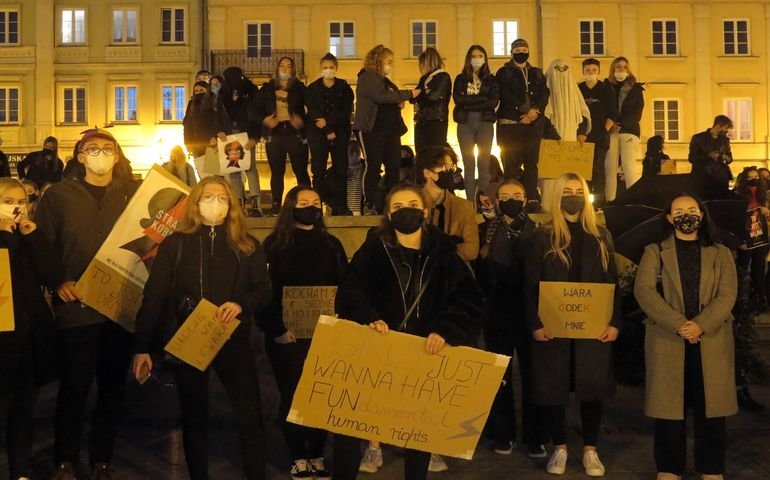 Kolejny protest w Piotrkowie. Tumy na ulicach miasta