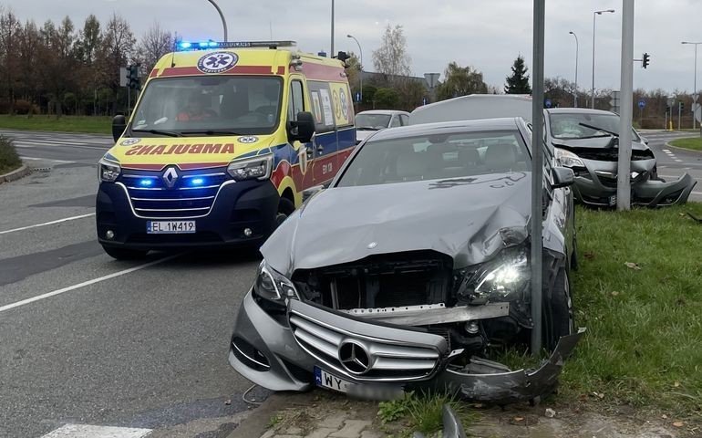 Zderzenie na skrzyowaniu Sikorskiego i Concordii