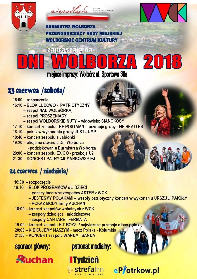 Sprawd, kto wystpi podczas Dni Wolborza 2018!