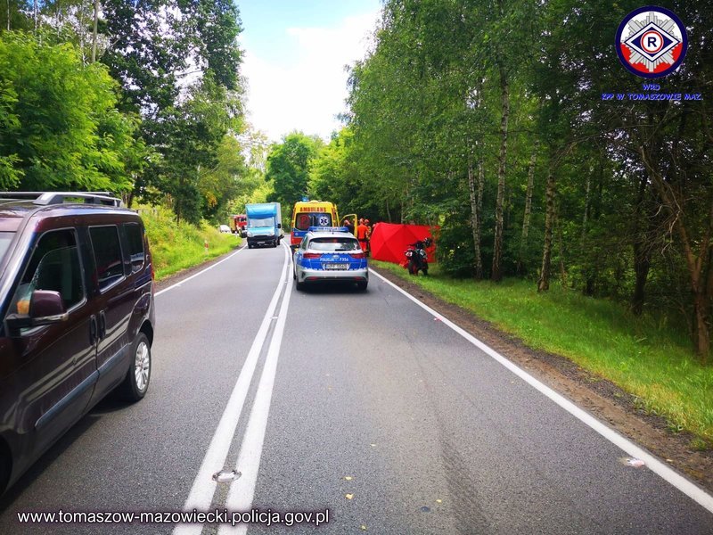 Dwa wypadki motocyklistw z Tomaszowa. Jeden nie yje