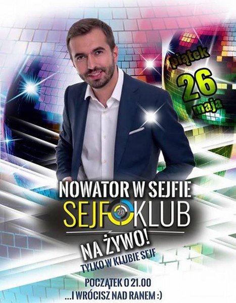 Nowator wystpi w Sejfie