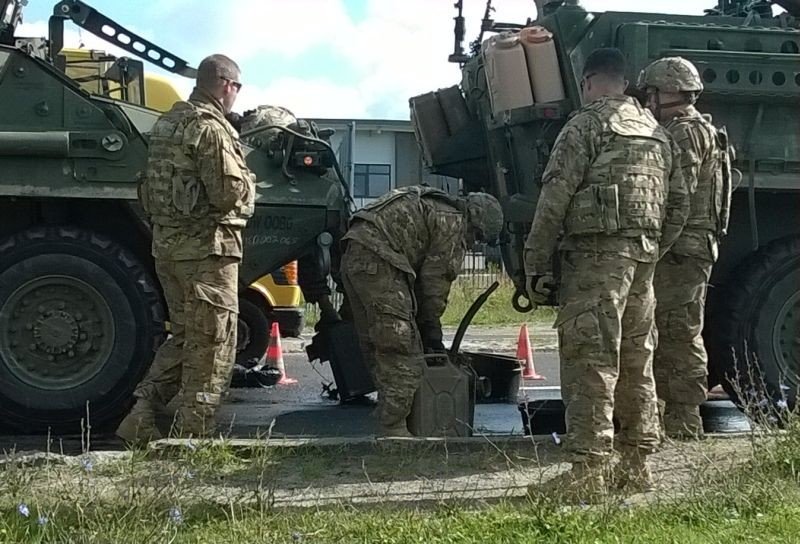 W Piotrkowie zderzyy si transportery amerykaskie 