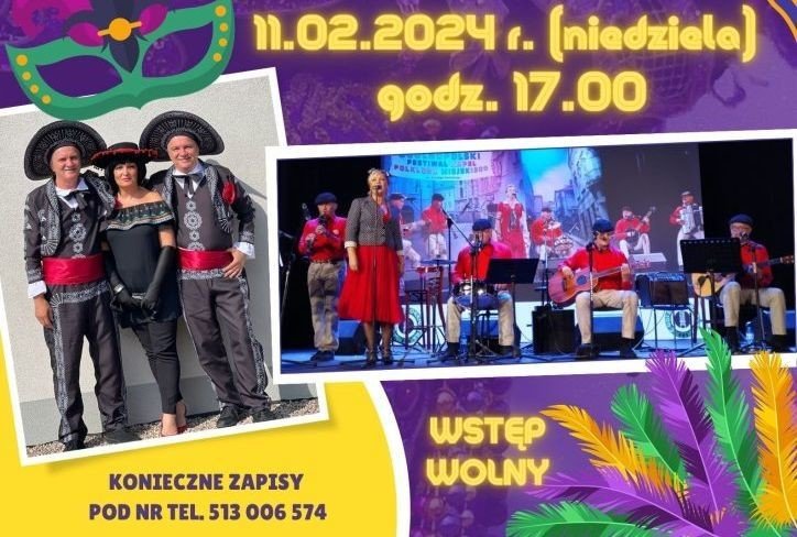 Koncert karnawaowy w przebojowym klimacie