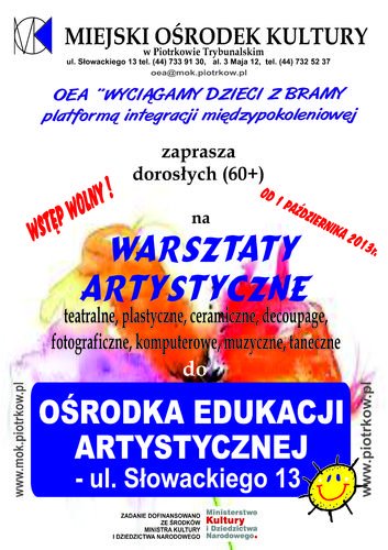 Warsztaty artystyczne dla seniorw