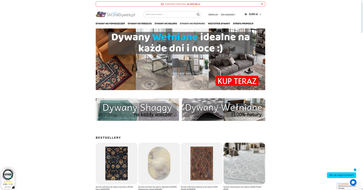 Sklep z dywanami online - zalety zakupw bez wychodzenia z domu