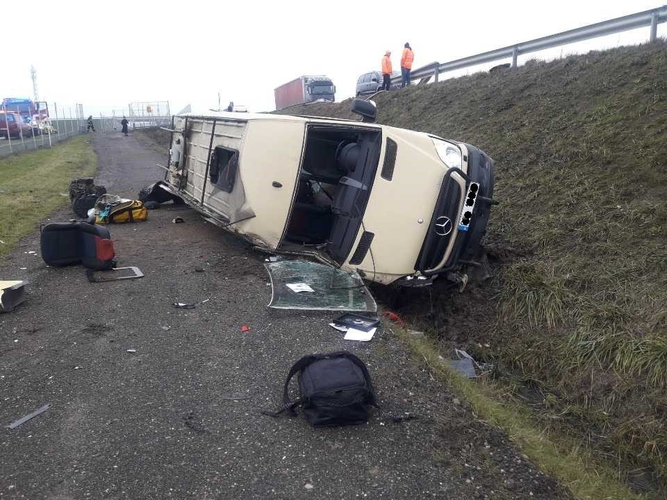 Grony wypadek na A1. Ucierpia onierz wojsk specjalnych