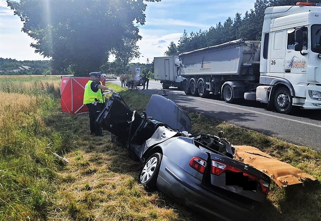 miertelny wypadek na DK74