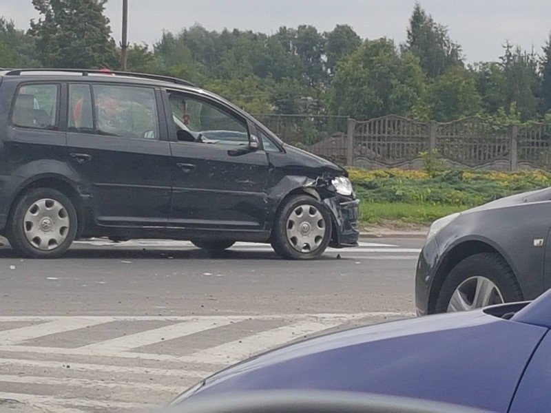 Stuczka na rondzie Sulejowskim