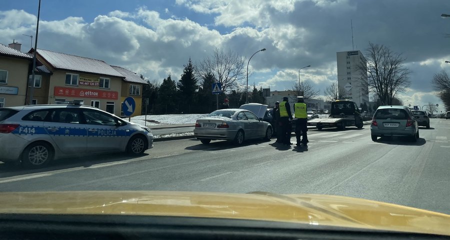 Kolizja w Alei Armii Krajowej