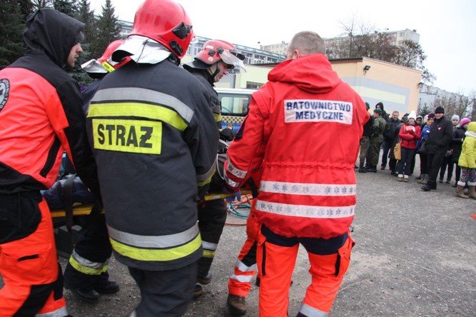 Wypadek podczas Orkiestry... pozorowany