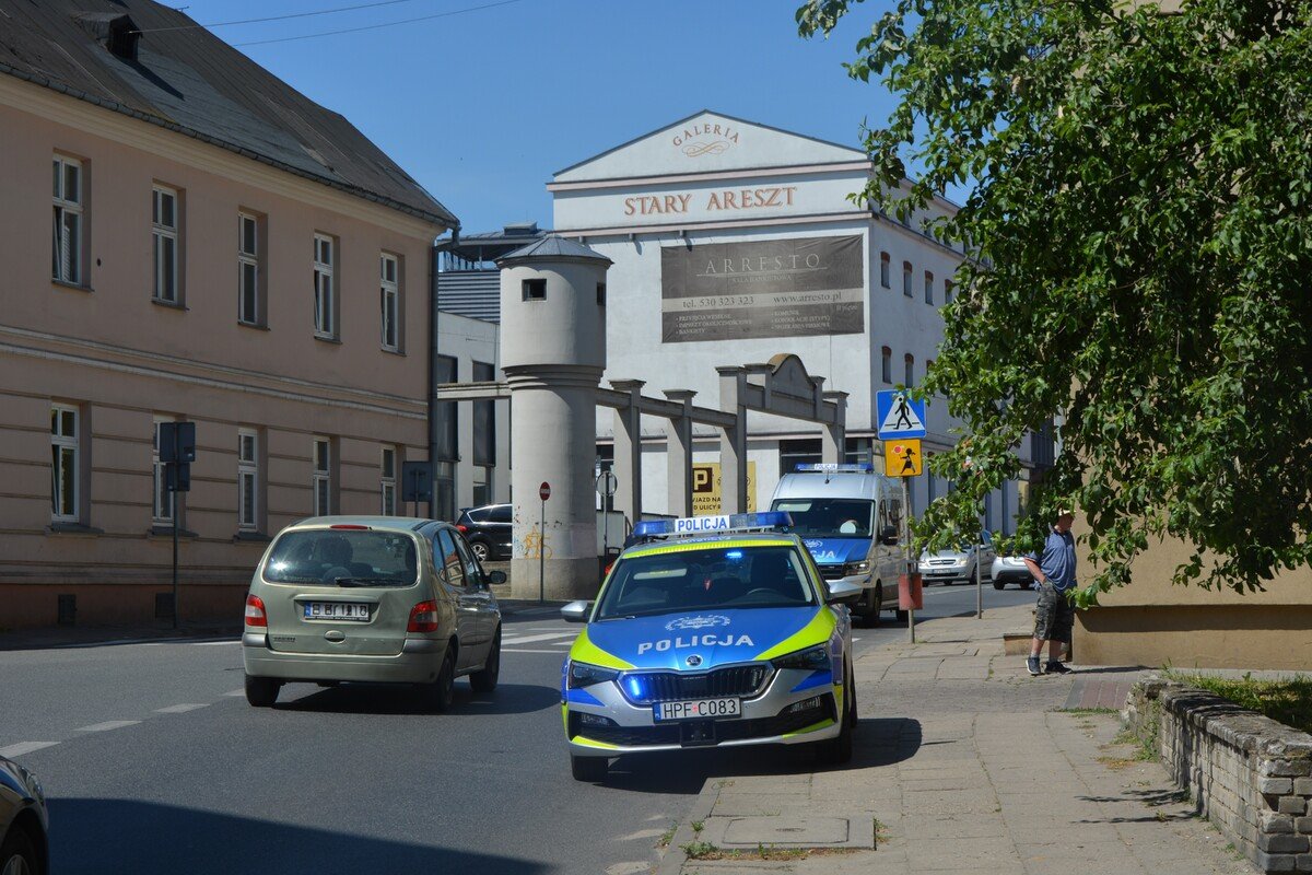 Potrcenie kobiety na Wojska Polskiego