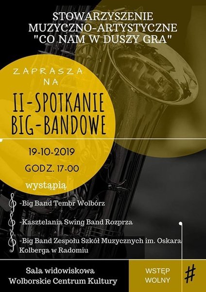 II Spotkanie Big Bandowe w Wolborskim Centrum Kultury