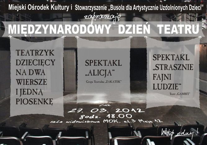 Midzynarodowy Dzie Teatru w MOK-u