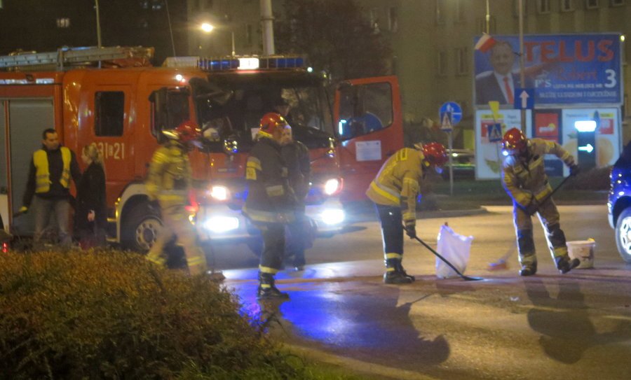 Kolizja na skrzyowaniu Sowackiego i Armii Krajowej