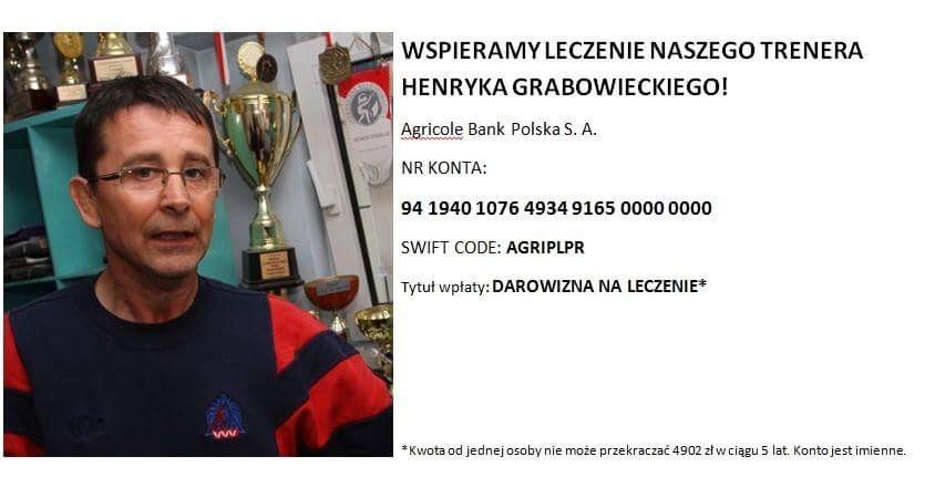 Legendarny trener potrzebuje pomocy 