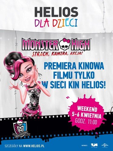 Nowy film Monster High tylko w kinie Helios!