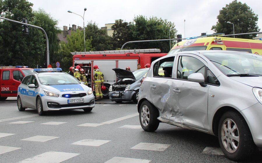 Wypadek w centrum Piotrkowa. Tworz si olbrzymie korki