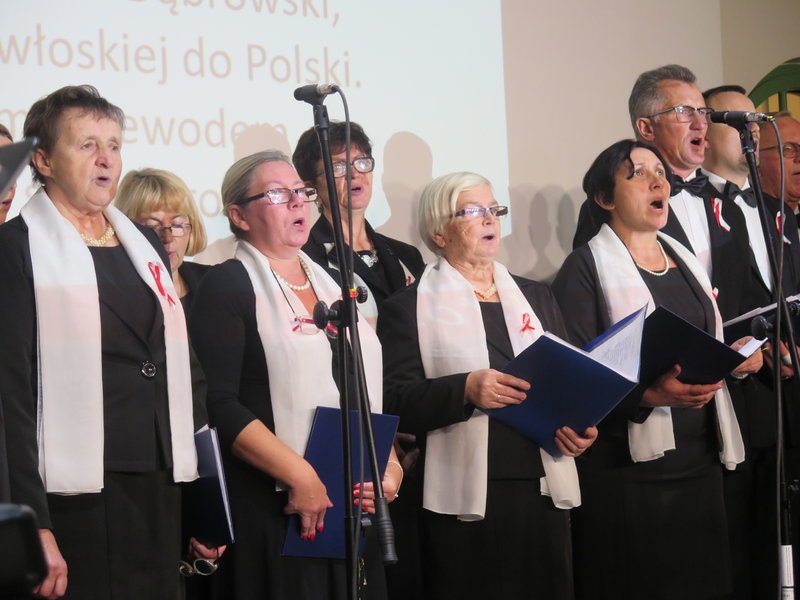 Patriotyczne pieni rozbrzmieway w Centrum Idei ku Demokracji