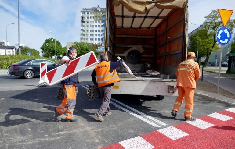 Ze starej dzkiej mona ju wjecha na rondo Solidarnoci