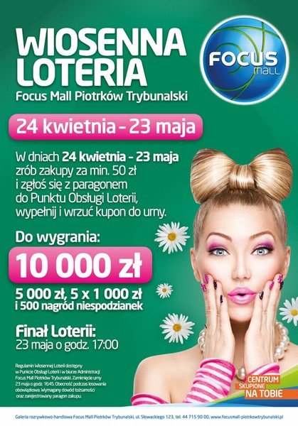 Startuje Wiosenna Loteria w Focus Mall