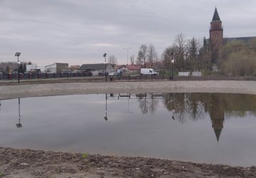 Zbiornik w Bogdanowie ju po rewitalizacji