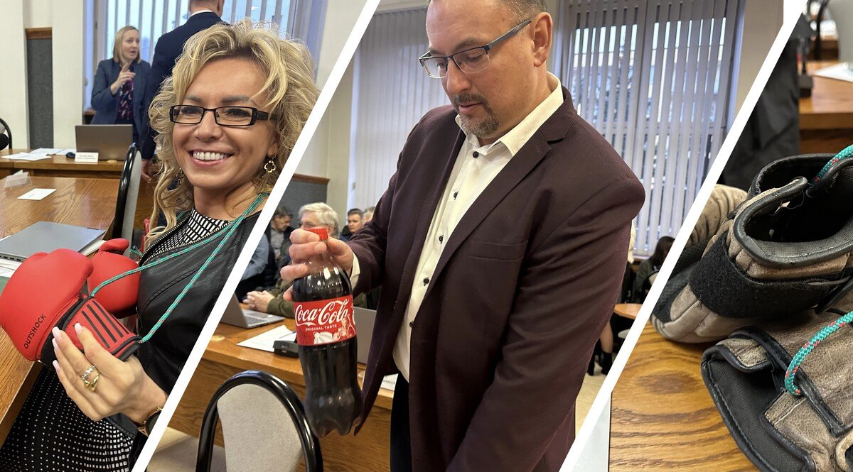 Coca-Cola, rkawice bokserskie i... prezydent. Radni zaskakuj kreatywnoci!