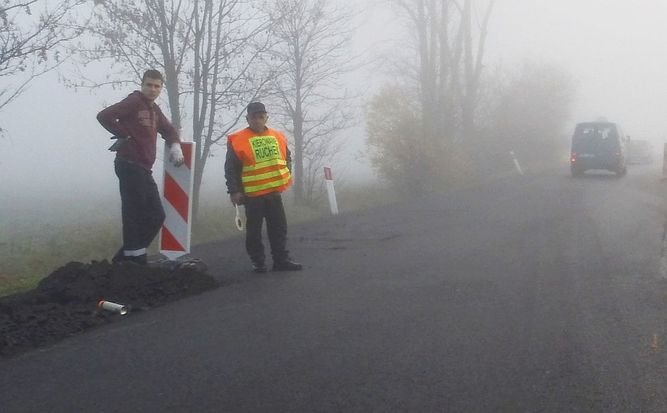 Pobocze z destruktu niebezpieczne?