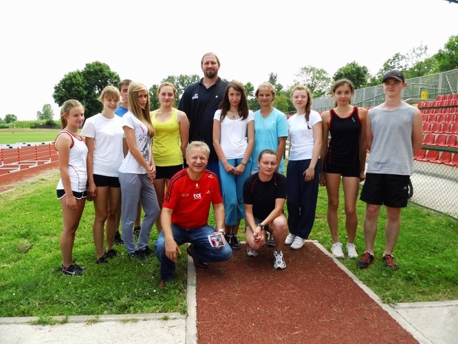 Mistrz olimpijski na piotrkowskim stadionie