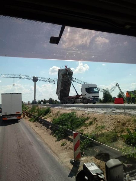 Utrudnienia na A1. Droga bya zablokowana