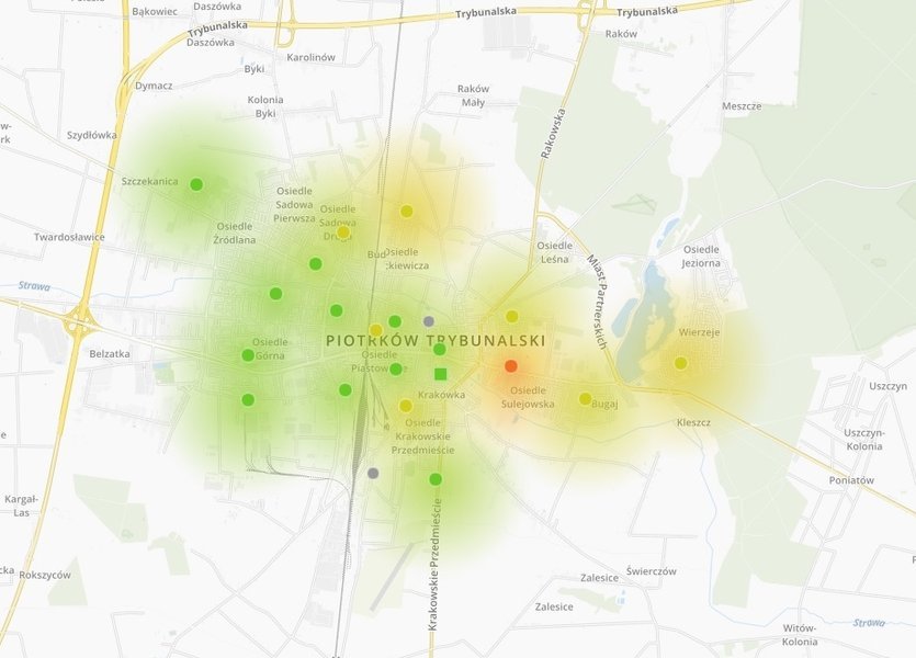 Zamontowano 20 czujnikw jakoci powietrza w Piotrkowie