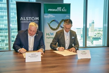 Alstom i Air Products podpisuj umow na opracowanie zeroemisyjnych rozwiza w transporcie w Polsce
