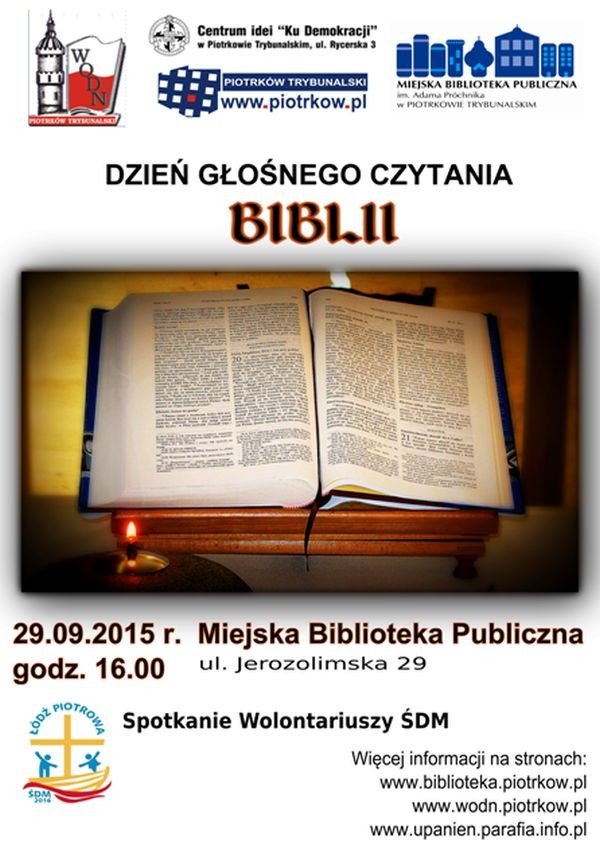 Dzie Gonego Czytania Biblii