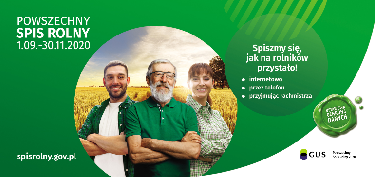 Spiszmy si jak na rolnikw przystao! – czyli Powszechny Spis Rolny 2020.