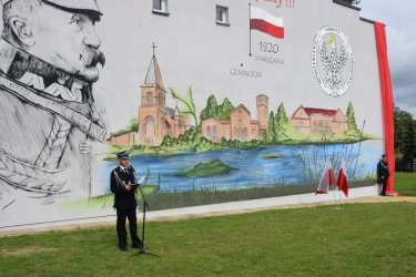 Powsta mural Bitwy Warszawskiej