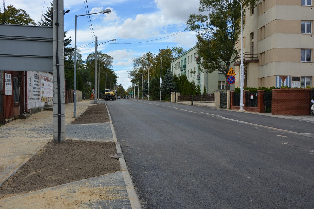 Remont ul. eromskiego na finiszu. Drogowcy skocz przed czasem