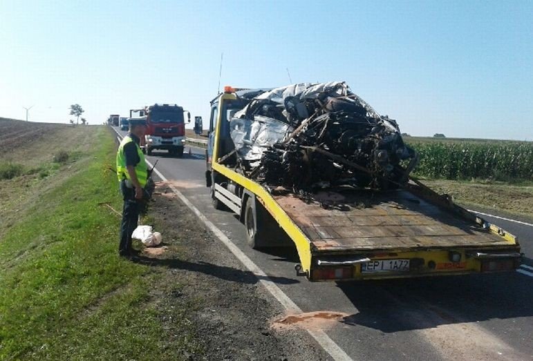 Wypadek w Srocku, zgina jedna osoba